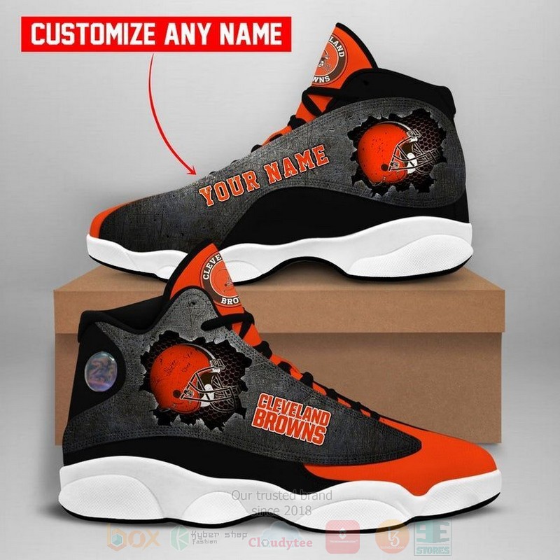 Cleveland Browns Nfl Custom Name Air Jordan 13 Shoes Cleveland Browns Nfl Custom Name Air Jordan 13 Shoes