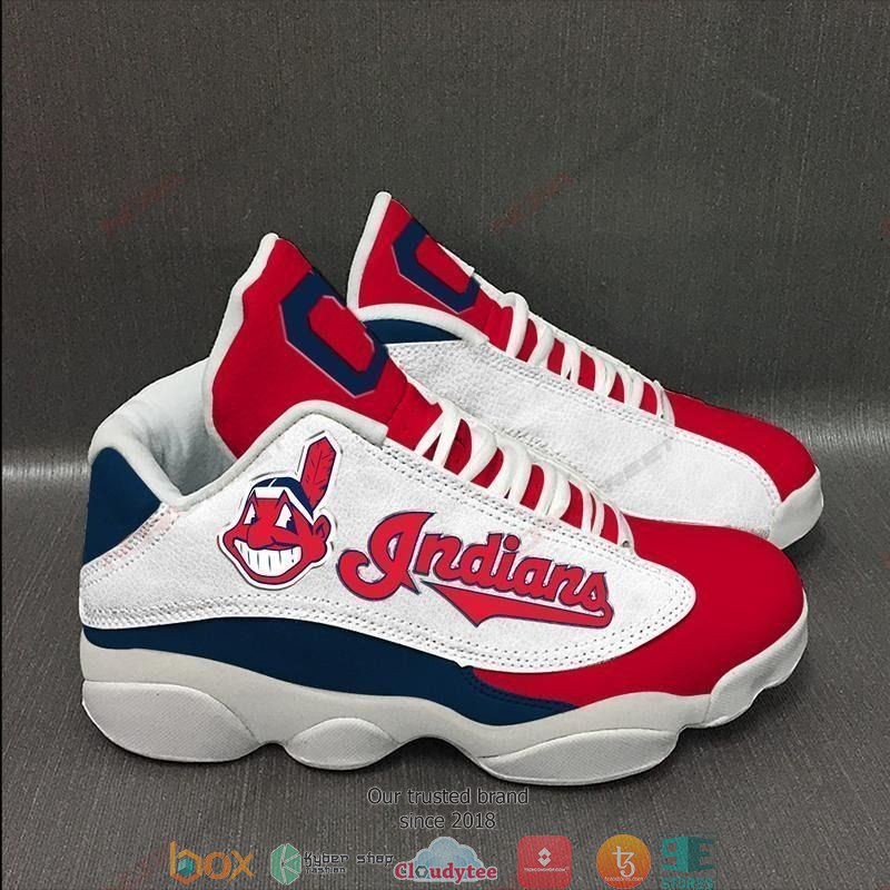 Cleveland Indians Mlb Air Jordan 13 Sneaker Shoes Cleveland Indians Mlb Air Jordan 13 Sneaker Shoes