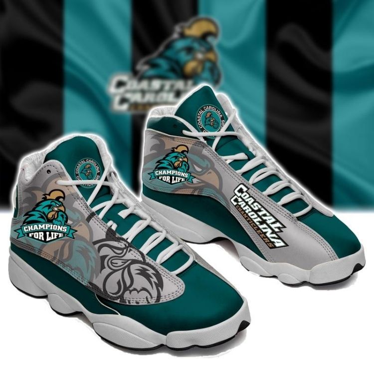 Coastal-Carolina-Chanticleers-Champions-For-Life-Air-Jordan-13-Shoes-3