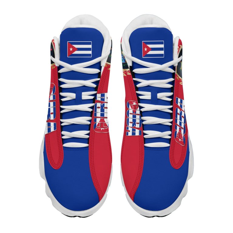 Coat-Of-Arms-Of-Cuba-Blue-Red-Air-Jordan-13-Shoes-1