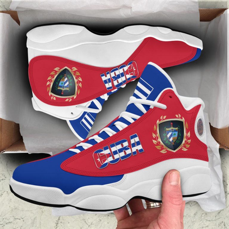 Coat-Of-Arms-Of-Cuba-Blue-Red-Air-Jordan-13-Shoes-2