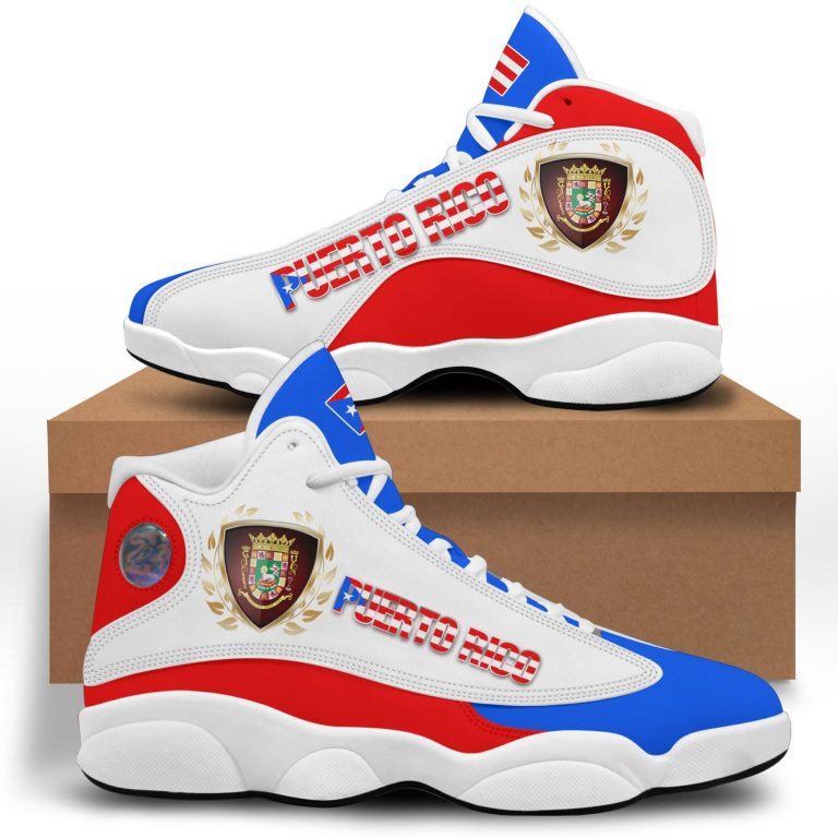 Coat-Of-Arms-Of-Puerto-Rico-Flag-Air-Jordan-13-Shoes-1