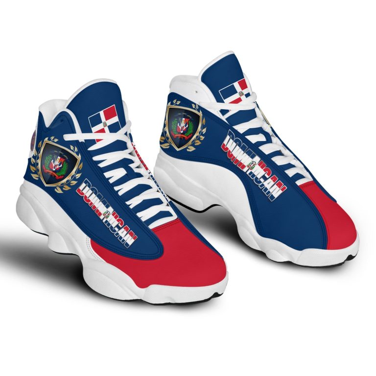 Coat-Of-Arms-Of-The-Dominican-Republic-Blue-Red-Air-Jordan-13-Shoes-2