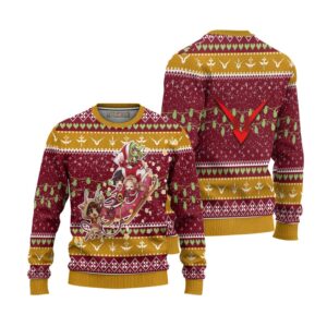 Code Geass Anime Ugly Christmas Sweater Custom Chibi Xmas Gift