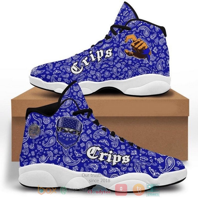 Crips Gang Skull Air Jordan 13 Shoes 2 Crips Gang Skull Air Jordan 13 Shoes 2