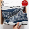 Custom Dallas Cowboys Football Team Air Jordan 13 Shoes