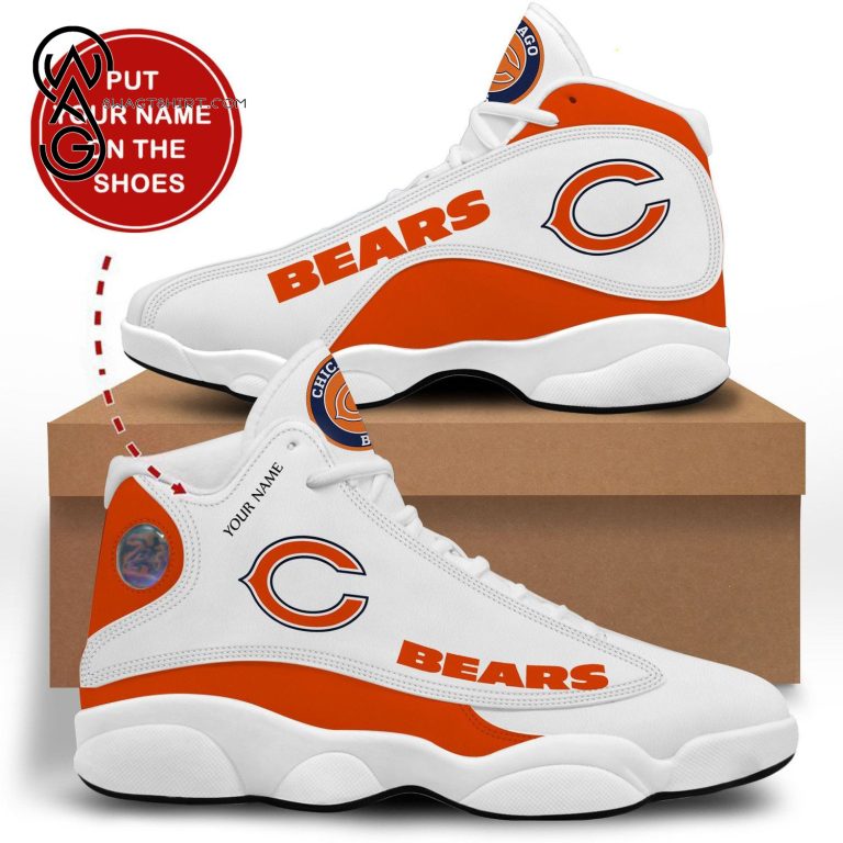 Custom-Nfl-Chicago-Bears-Air-Jordan-13-Shoes-1