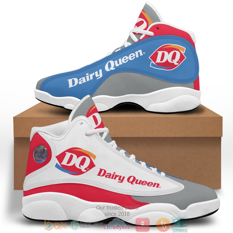 Dairy Queen Logo Bassic Air Jordan 13 Sneaker Shoes Dairy Queen Logo Bassic Air Jordan 13 Sneaker Shoes