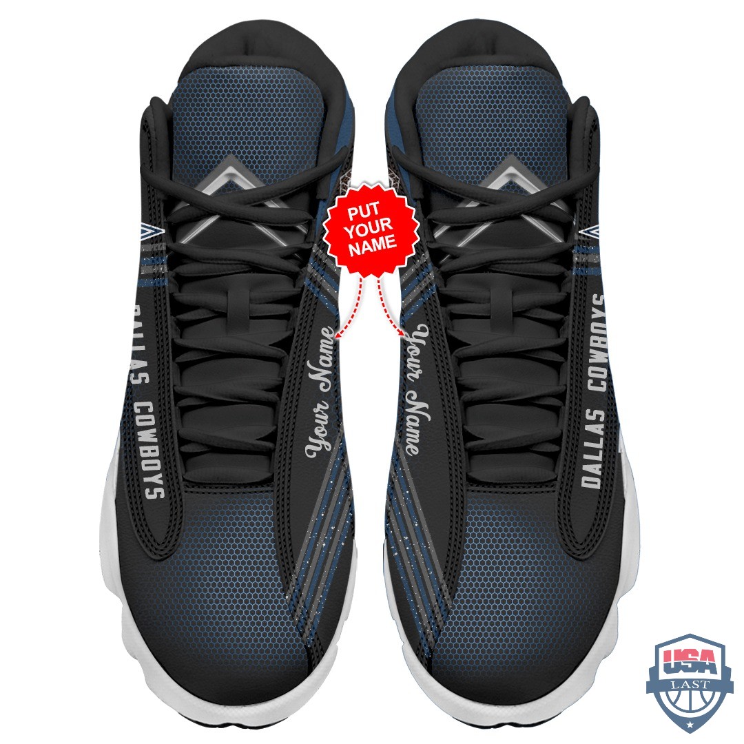 Dallas Cowboys Air Jordan 13 Custom Name Shoes Dallas Cowboys Air Jordan 13 Custom Name Shoes