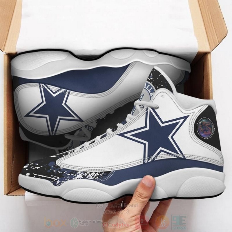 Dallas Cowboys Football Nfl Air Jordan 13 Shoes 2 Dallas Cowboys Football Nfl Air Jordan 13 Shoes 2