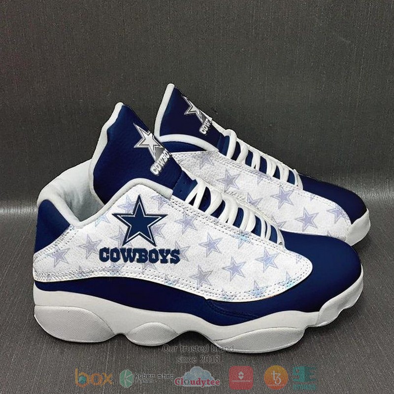 Dallas Cowboys Nfl Blue White Air Jordan 13 Shoes Dallas Cowboys Nfl Blue White Air Jordan 13 Shoes