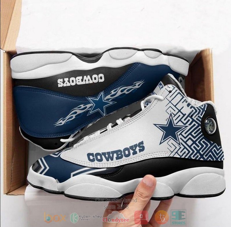 Dallas Cowboys Nfl Logo Football Team Air Jordan 13 Shoes Dallas Cowboys Nfl Logo Football Team Air Jordan 13 Shoes