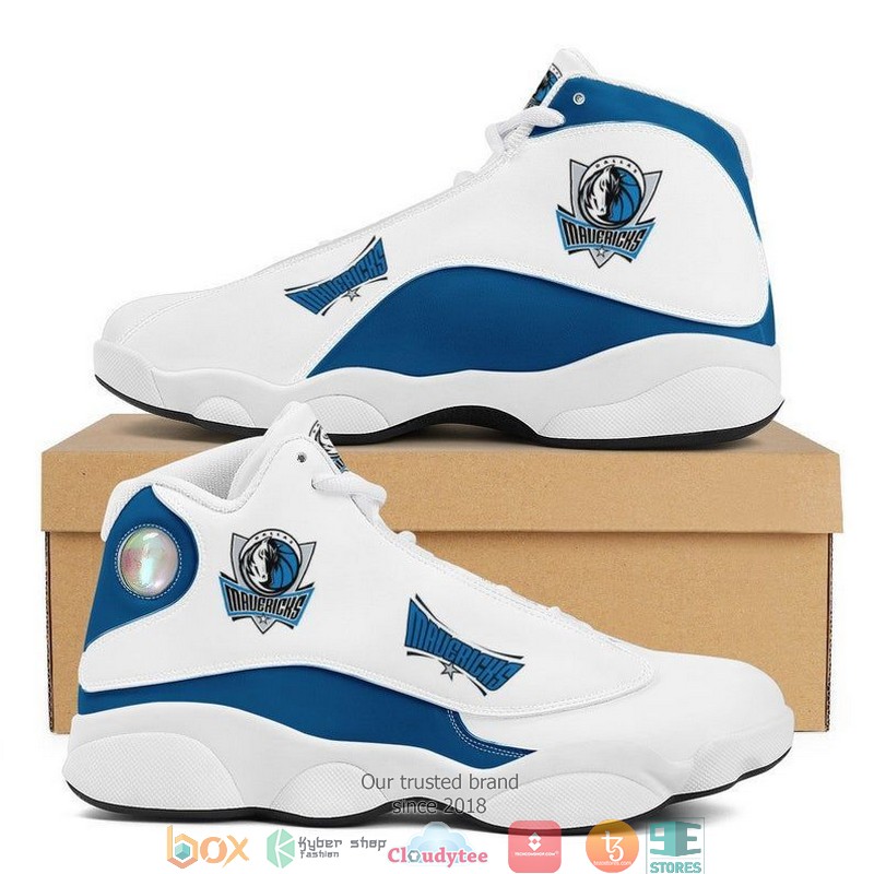 Dallas Mavericks Nba Football Team Big Logo Air Jordan 13 Sneaker Shoes Dallas Mavericks Nba Football Team Big Logo Air Jordan 13 Sneaker Shoes