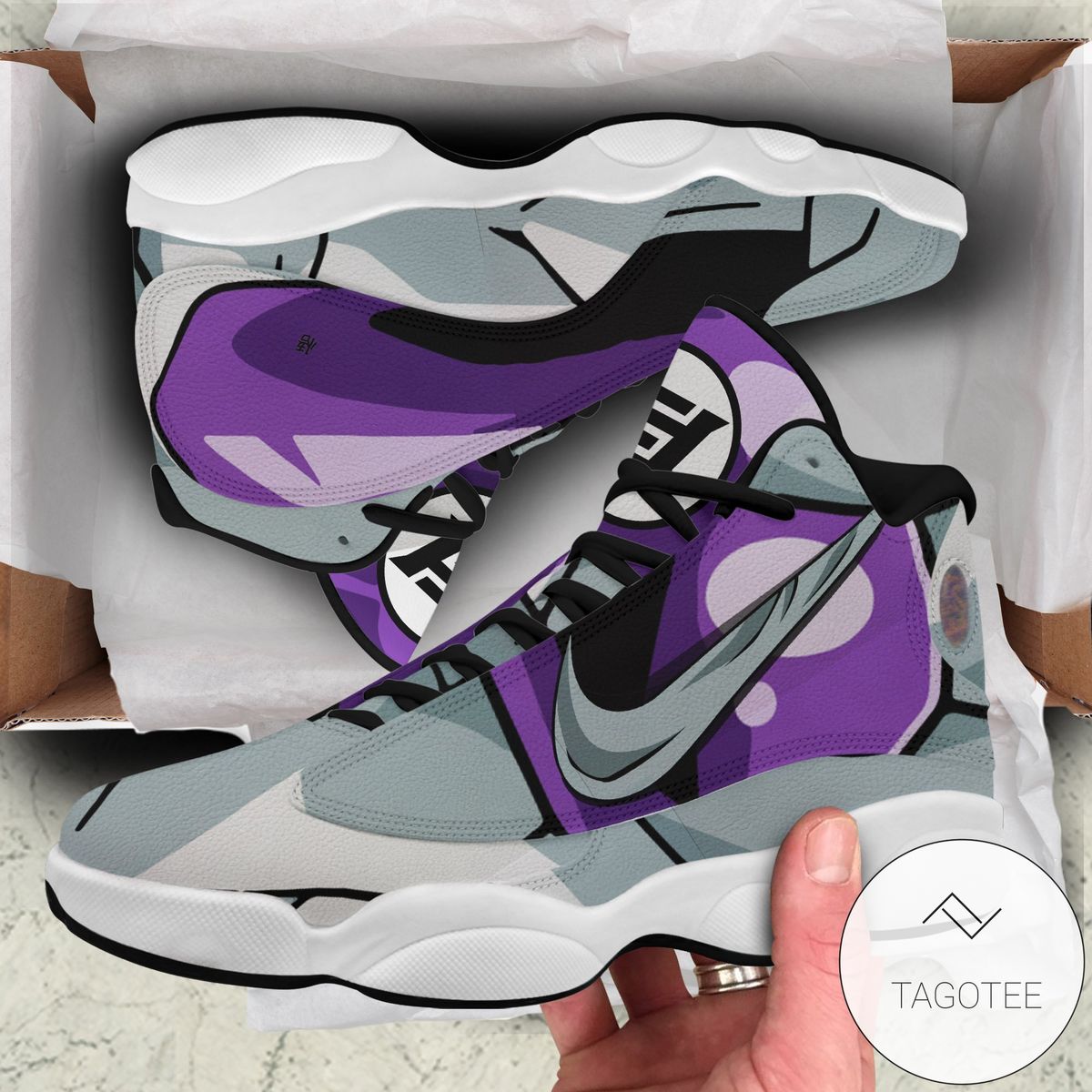 Dbz Frieza Sneakers Custom Anime Dragon Ball Air Jordan 13 Shoes Dbz Frieza Sneakers Custom Anime Dragon Ball Air Jordan 13 Shoes