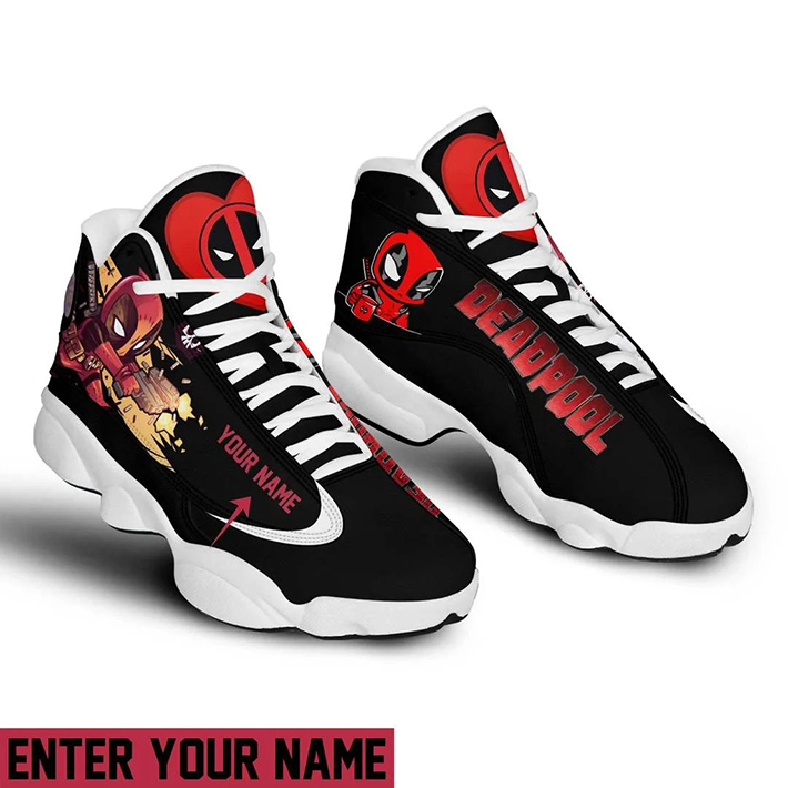 Deadpool-Custom-Name-Air-Jordan-13-Shoes-2
