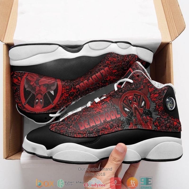 Deadpool Marvel Air Jordan 13 Sneaker Shoes Deadpool Marvel Air Jordan 13 Sneaker Shoes