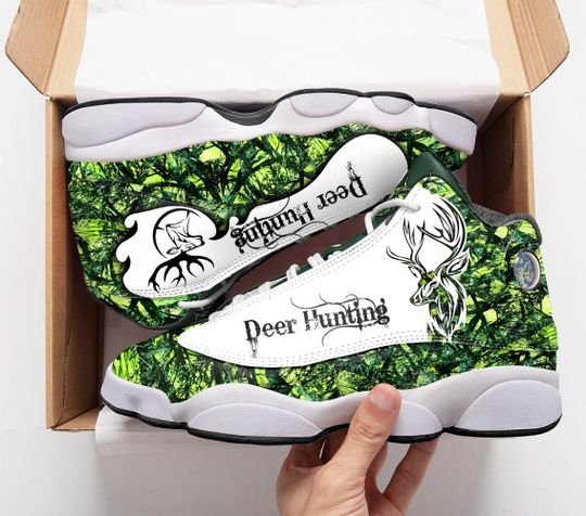 Deer Hunting All Over Printed Air Jordan 13 Sneakers Deer Hunting All Over Printed Air Jordan 13 Sneakers