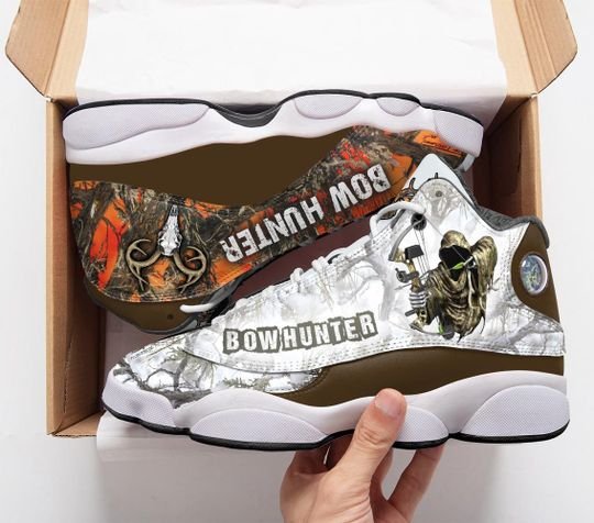 Deer Hunting Bow Hunter All Over Print Air Jordan 13 Sneakers Deer Hunting Bow Hunter All Over Print Air Jordan 13 Sneakers