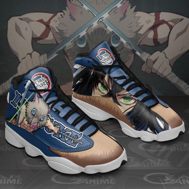 Demon-Slayer-Hashibira-Inosuke-Air-Jordan-13-Sneaker-Shoes-2