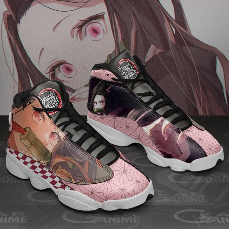 Demon-Slayer-Nezuko-Air-Jordan-13-Sneaker-Shoes-2
