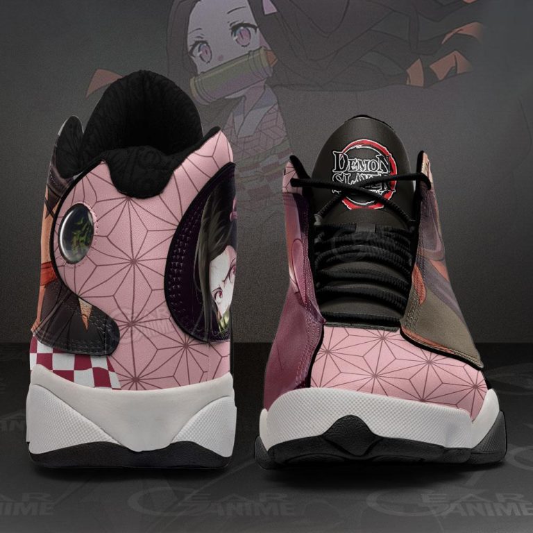 Demon-Slayer-Nezuko-Air-Jordan-13-Sneaker-Shoes-4