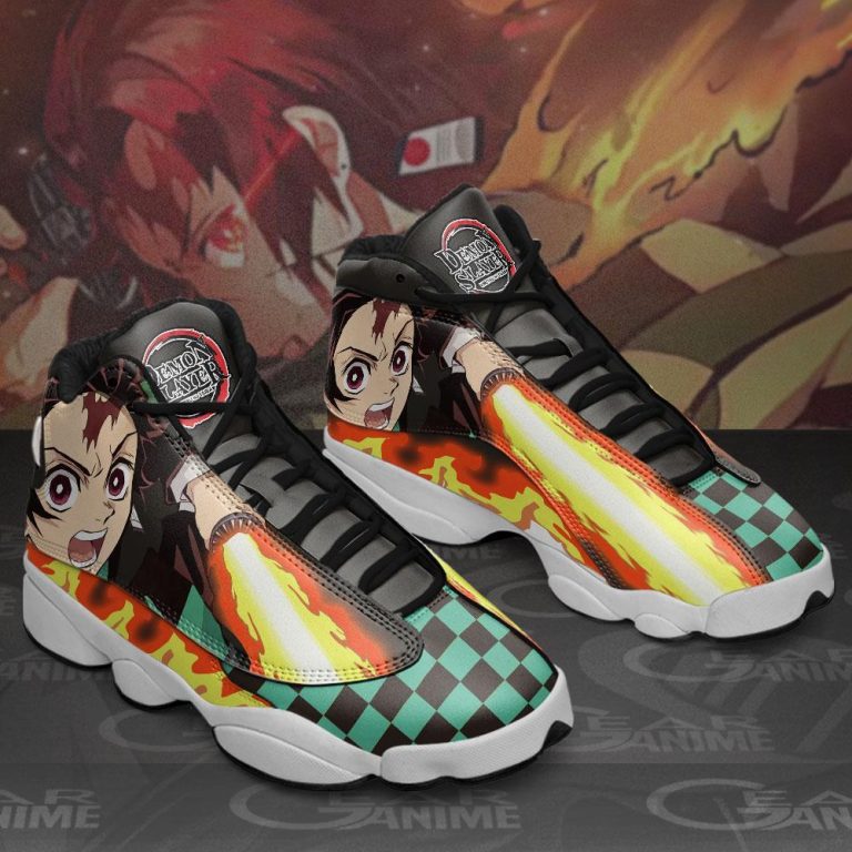 Demon-Slayer-Tanjiro-Sun-Breathing-Air-Jordan-13-Sneaker-Shoes-2
