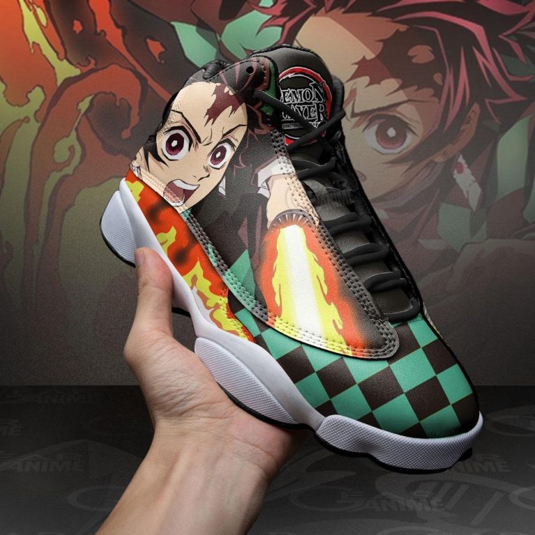 Demon-Slayer-Tanjiro-Sun-Breathing-Air-Jordan-13-Sneaker-Shoes-3