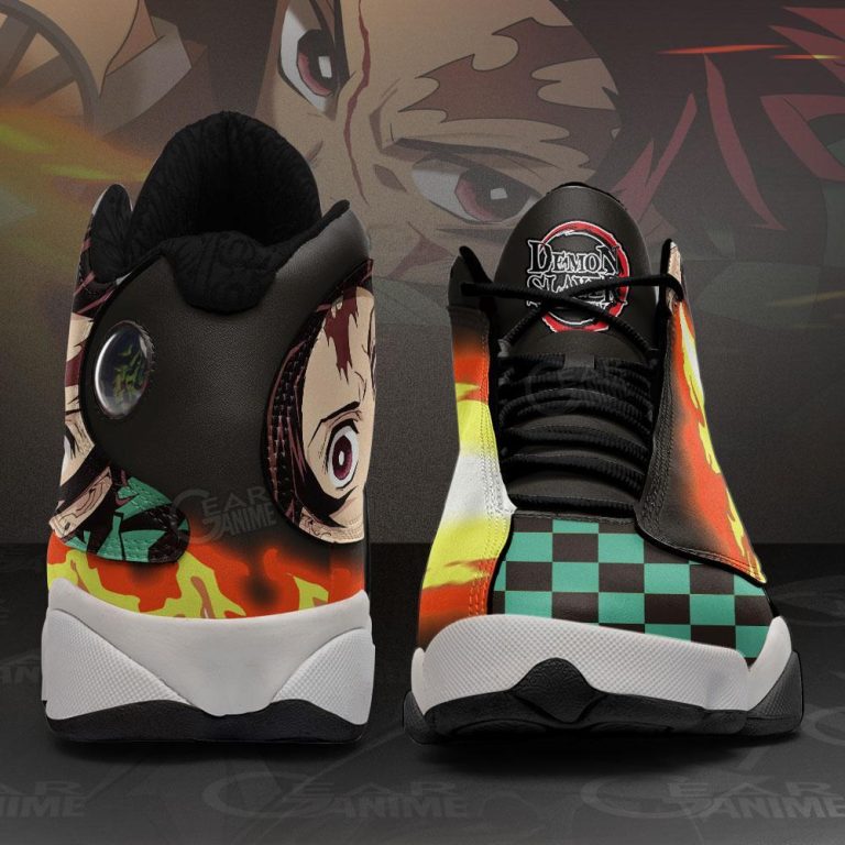 Demon-Slayer-Tanjiro-Sun-Breathing-Air-Jordan-13-Sneaker-Shoes-4