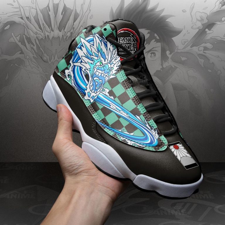 Demon-Slayer-Tanjiro-Water-Breathing-Air-Jordan-13-Sneaker-Shoes-3