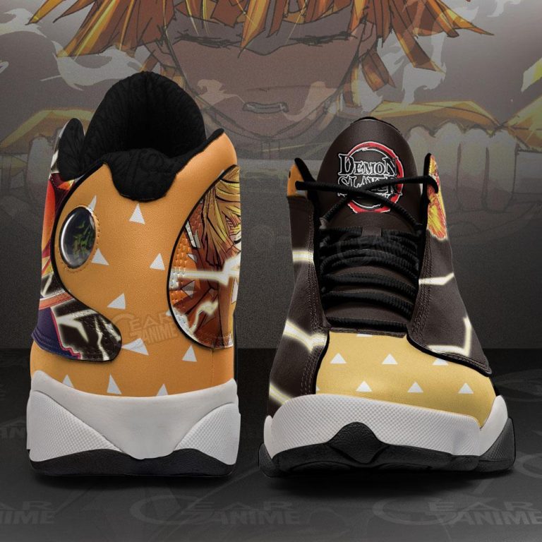 Demon-Slayer-Zenitsu-Thunder-Breathing-Air-Jordan-13-Sneaker-Shoes-4