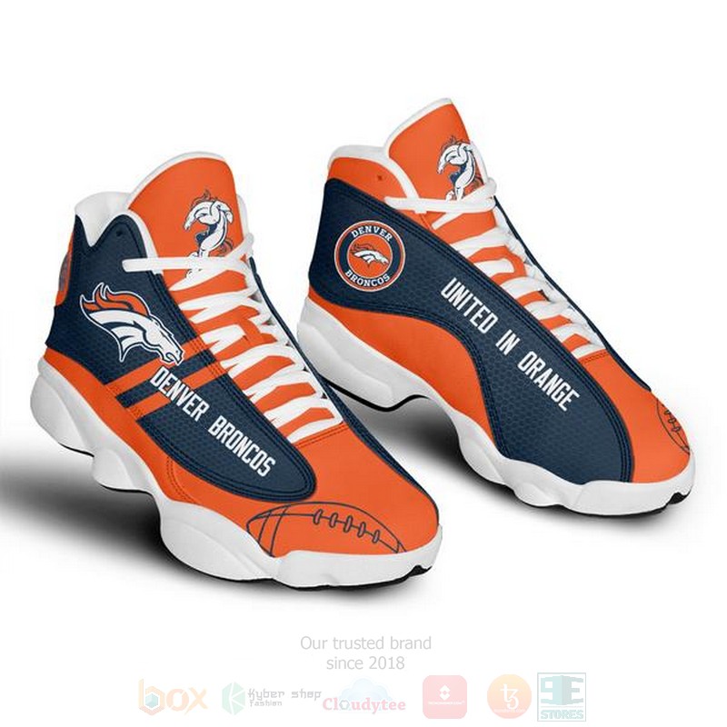 Denver Broncos Nfl Air Jordan 13 Shoes 2 Denver Broncos Nfl Air Jordan 13 Shoes 2