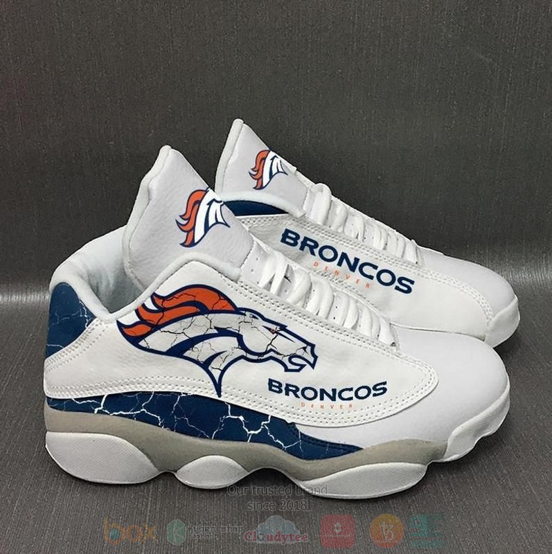 Denver Broncos Nfl Big Logo Football Team Air Jordan 13 Shoes Denver Broncos Nfl Big Logo Football Team Air Jordan 13 Shoes