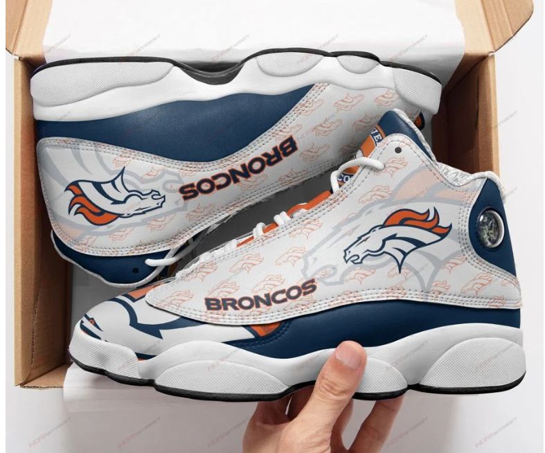 Denver Broncos Nfl Ver 2 Air Jordan 13 Sneaker Denver Broncos Nfl Ver 2 Air Jordan 13 Sneaker