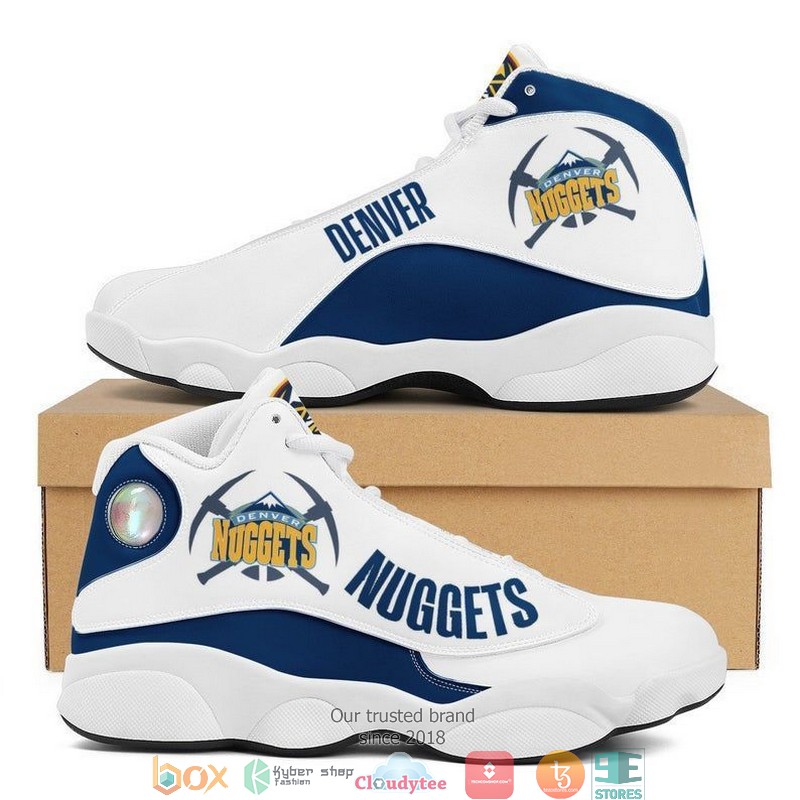 Denver Nuggets Nba Football Team Air Jordan 13 Sneaker Shoes Denver Nuggets Nba Football Team Air Jordan 13 Sneaker Shoes