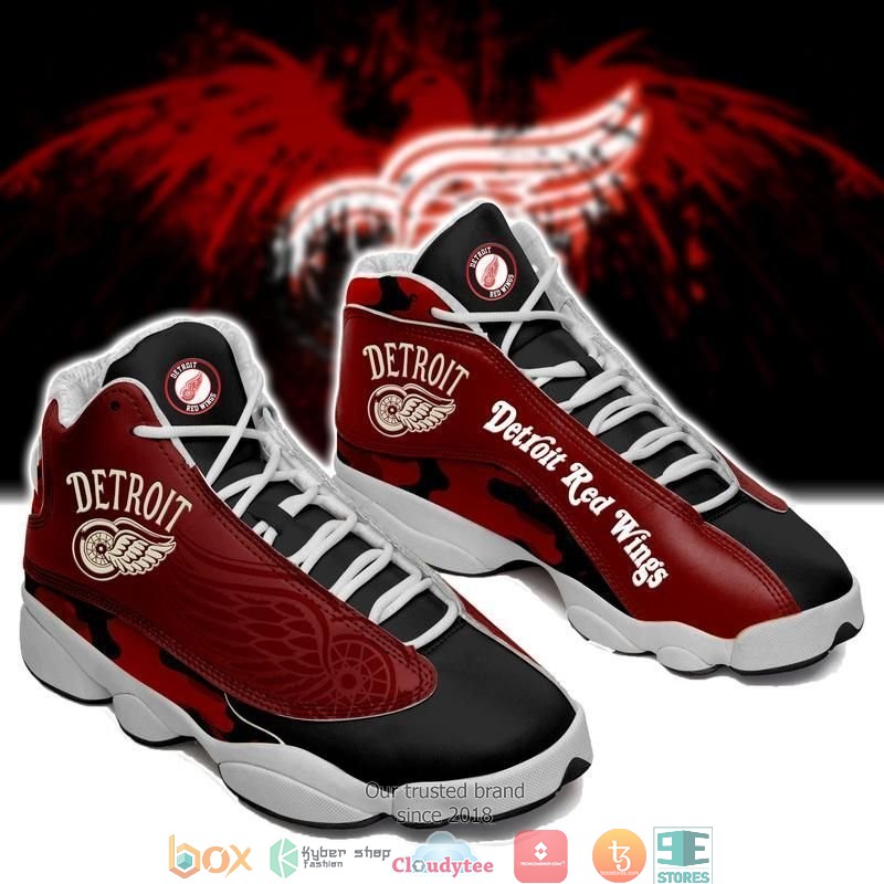 Detroit Red Wings Nhl Teams Football Air Jordan 13 Sneaker Shoes Detroit Red Wings Nhl Teams Football Air Jordan 13 Sneaker Shoes