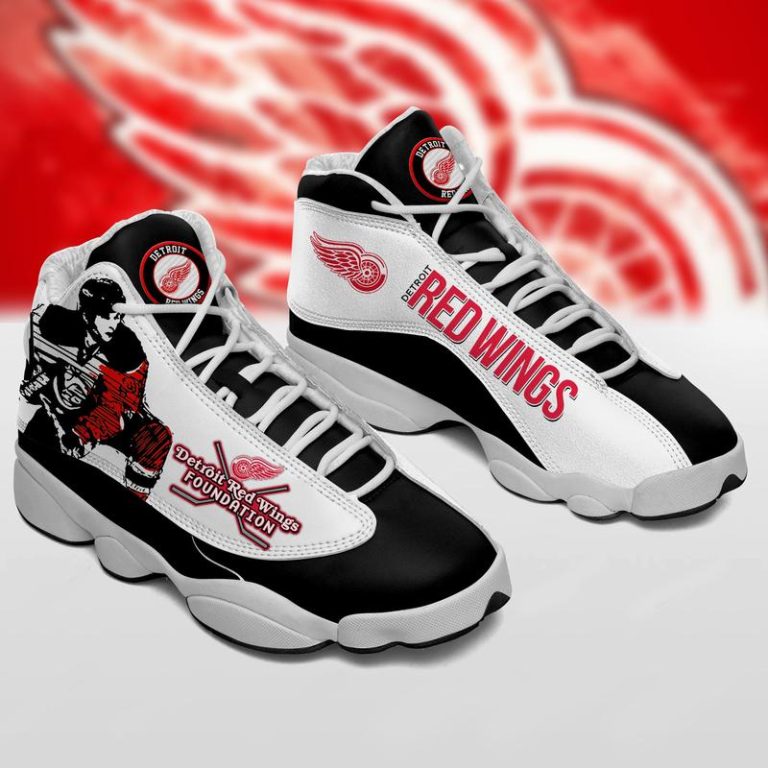 Detroit-Red-Wings-Nhl-Ver-1-Air-Jordan-13-Sneaker-2