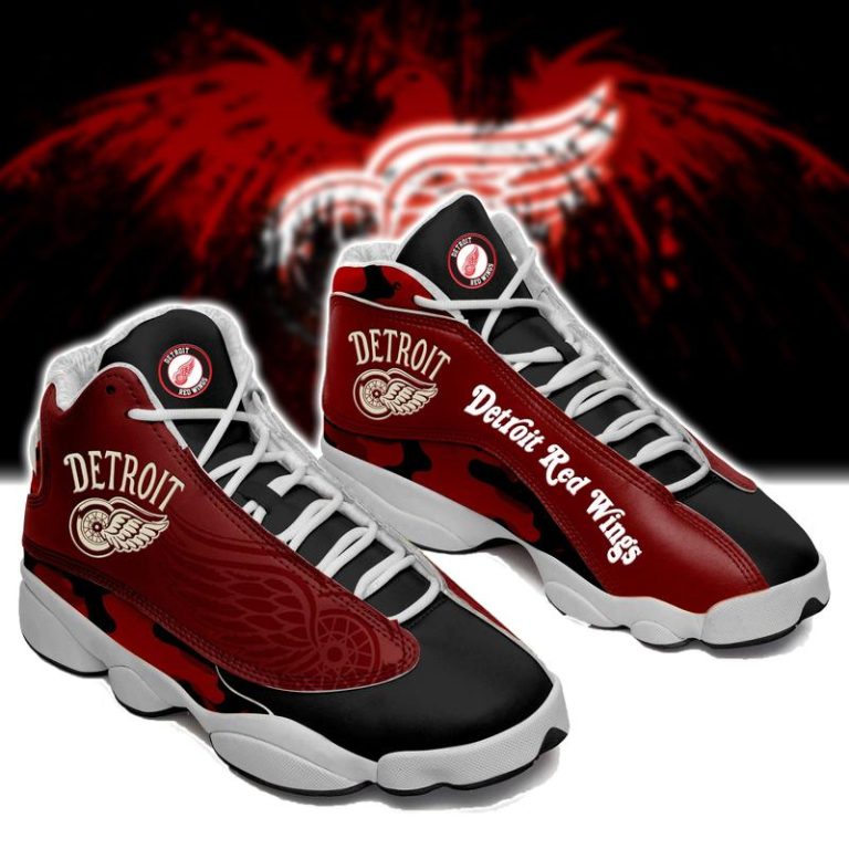 Detroit-Red-Wings-Nhl-Ver-2-Air-Jordan-13-Sneaker-3