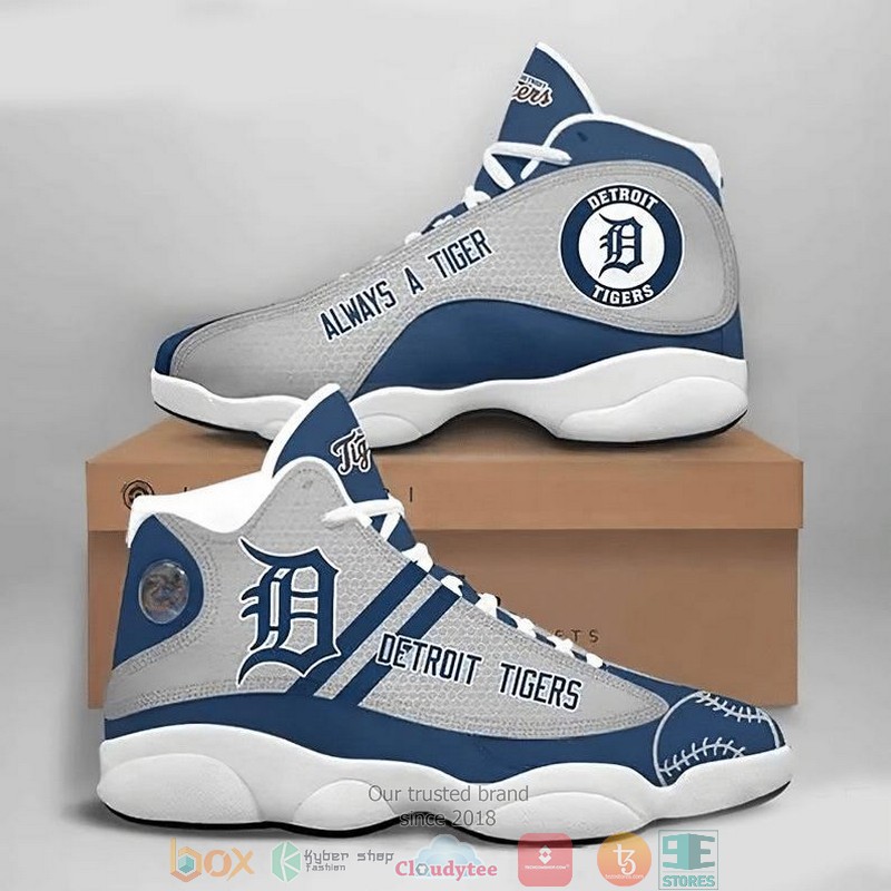Detroit Tigers Football Mlb Big Logo 3 Air Jordan 13 Sneaker Shoes Detroit Tigers Football Mlb Big Logo 3 Air Jordan 13 Sneaker Shoes