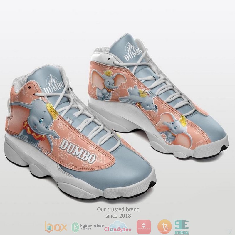Disney Dumbo Disney Cartoon Air Jordan 13 Sneaker Shoes Disney Dumbo Disney Cartoon Air Jordan 13 Sneaker Shoes