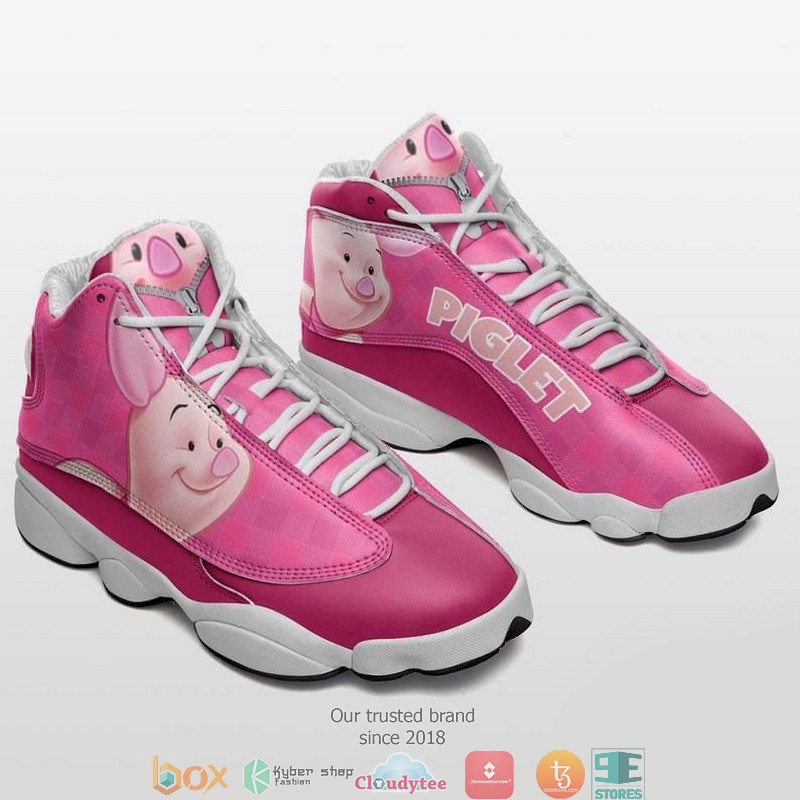 Disney Piglet Winnie The Pooh Air Jordan 13 Sneaker Shoes Disney Piglet Winnie The Pooh Air Jordan 13 Sneaker Shoes