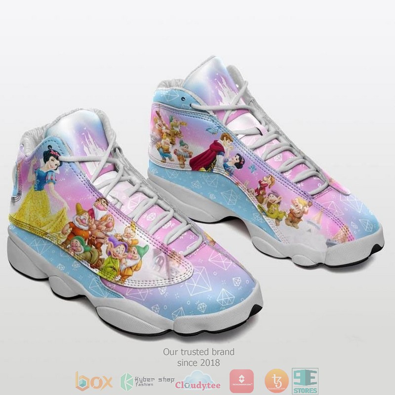 Disney Snow White And The Seven Dwarfs Disney Cartoon Air Jordan 13 Sneaker Shoes Disney Snow White And The Seven Dwarfs Disney Cartoon Air Jordan 13 Sneaker Shoes