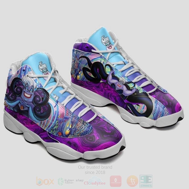 Disney Ursula The Villain Disney Cartoon Air Jordan 13 Shoes Disney Ursula The Villain Disney Cartoon Air Jordan 13 Shoes