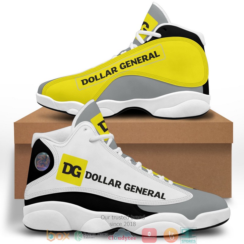 Dollar General Logo Bassic Air Jordan 13 Sneaker Shoes Dollar General Logo Bassic Air Jordan 13 Sneaker Shoes