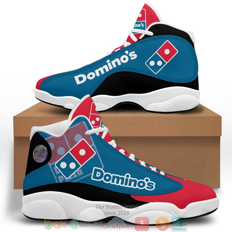 Dominos Logo Shadow Air Jordan 13 Sneaker Shoes Dominos Logo Shadow Air Jordan 13 Sneaker Shoes