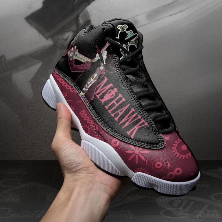 Dracule-Mihawk-Anime-One-Piece-Air-Jordan-13-Shoes-2