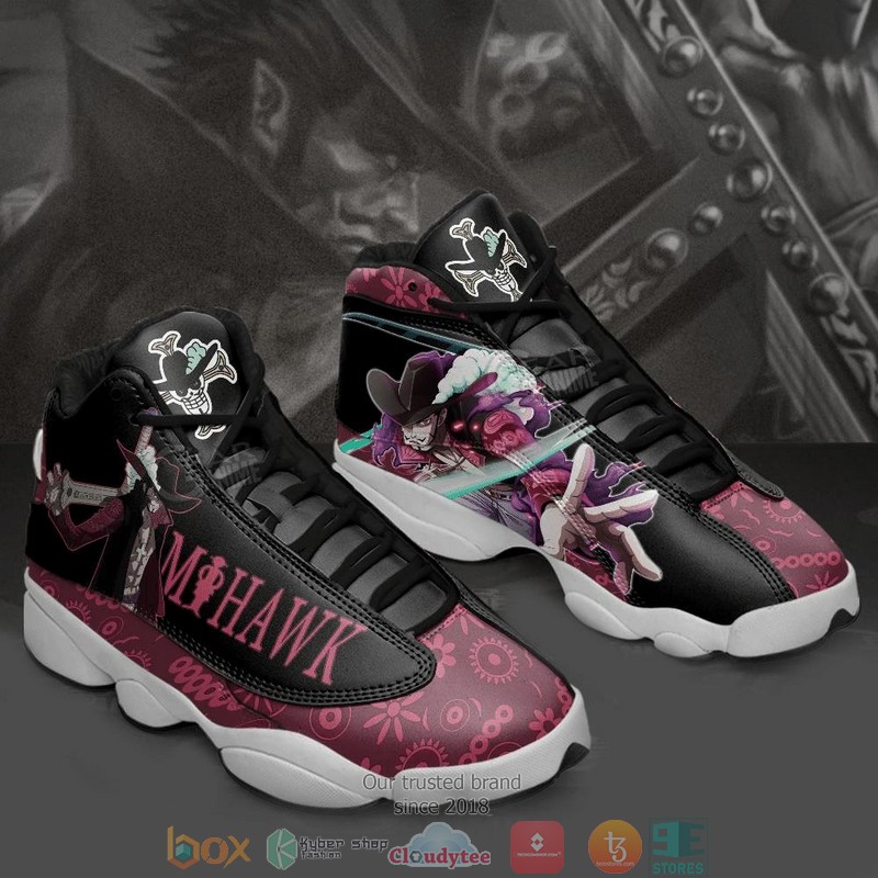Dracule Mihawk One Piece Custom Anime Air Jordan 13 Sneaker Shoes Dracule Mihawk One Piece Custom Anime Air Jordan 13 Sneaker Shoes