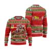 Dragon Ball Anime Ugly Christmas Sweater Red Characters Xmas Gift