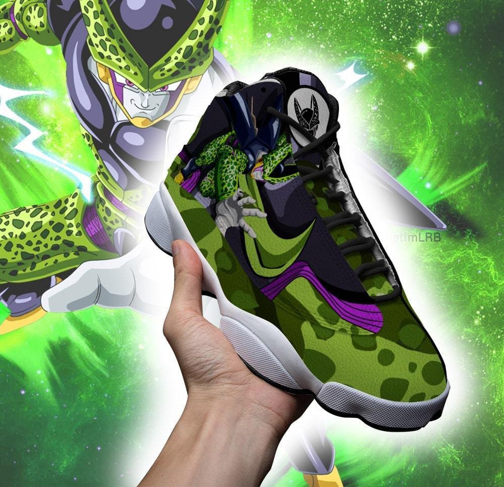 Dragon-Ball-Cell-Anime-Dbz-Air-Jordan-13-Shoes-1