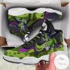 Dragon Ball Cell Sneakers Custom Anime Dbz Air Jordan 13 Shoes Gift Idea