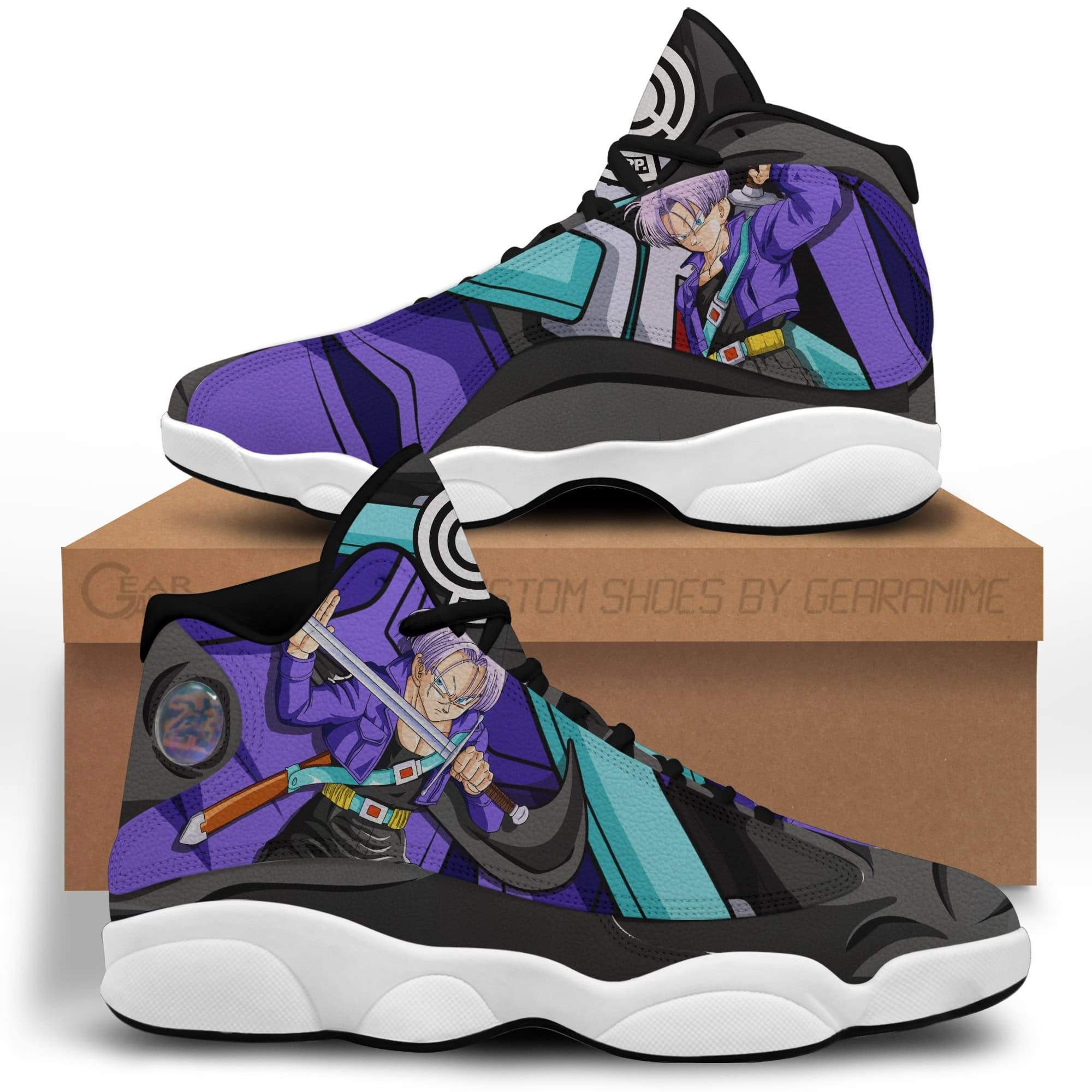 Dragon Ball Future Trunks Anime Dbz Air Jordan 13 Shoes Dragon Ball Future Trunks Anime Dbz Air Jordan 13 Shoes